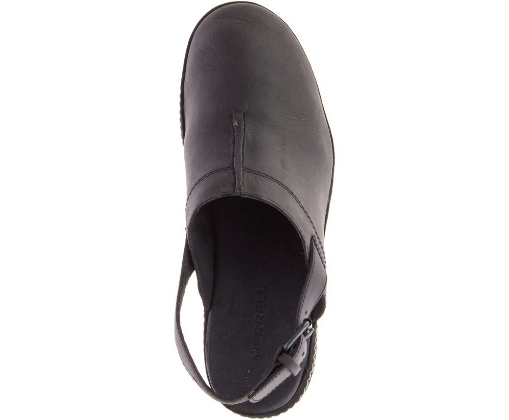 Sandálias Senhora - Merrell Halendi Backstrap - Pretas - OAM035984